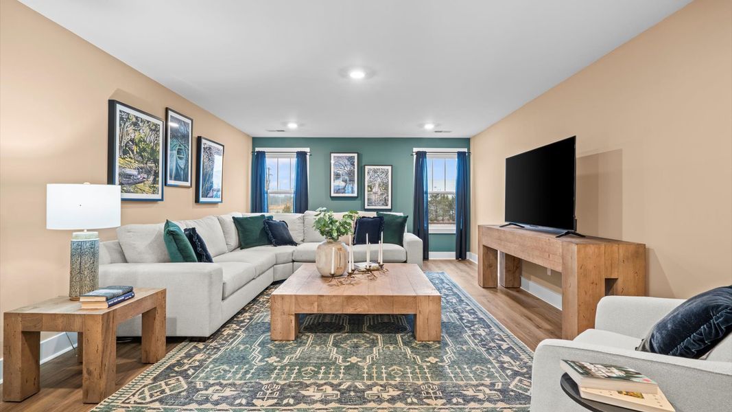 Representative furnished interior of a home built from the Middleton by DRB Homes in Foxbank, Gray Court (Image 14).