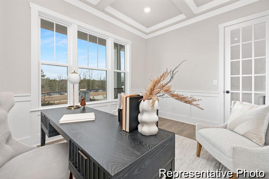 Furnished interior view inside a new home in , Ridgeville (Image 28).