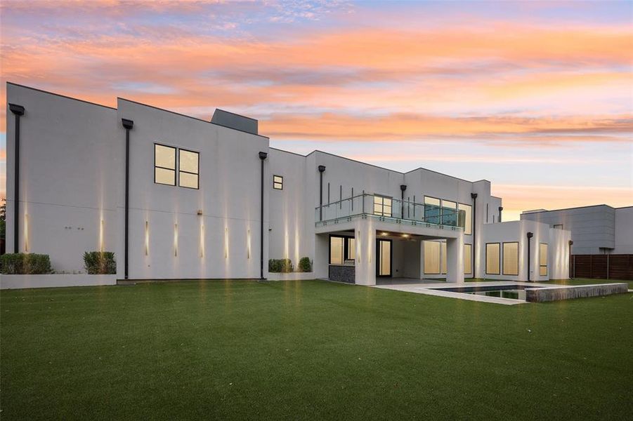 Front exterior of a new home in , Dallas, TX, highlighting curb appeal (Image 26).