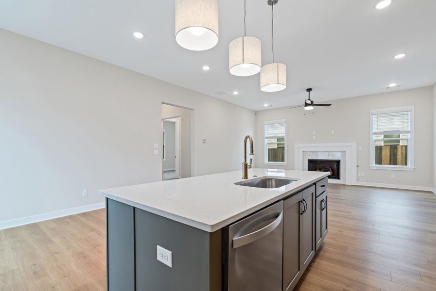 Furnished interior view inside a new home in Twin Oaks, Oakland (Image 10).