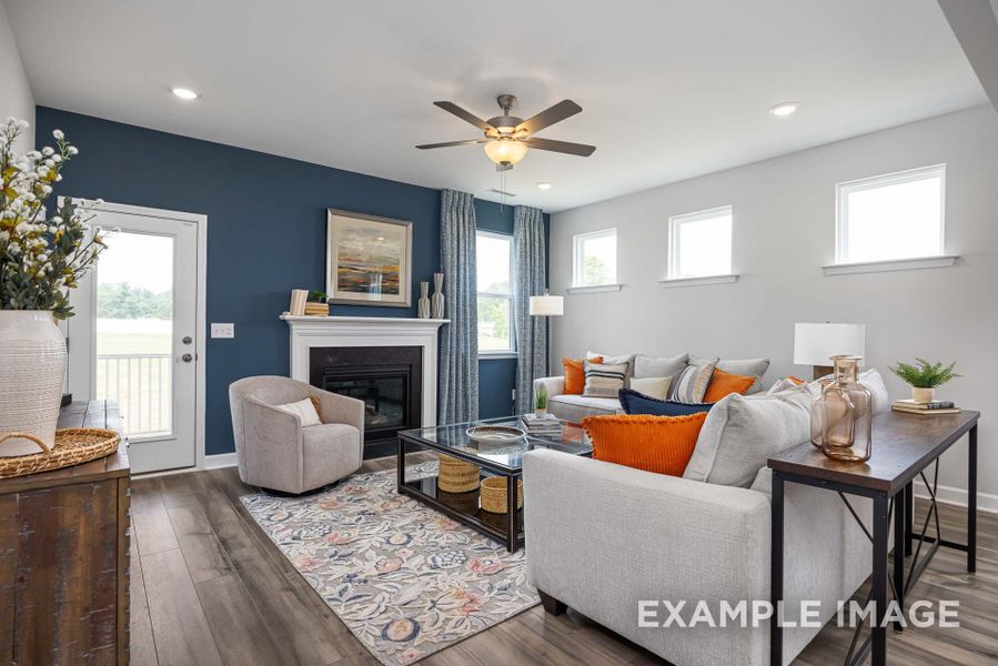 Representative furnished interior of a home built from the The Adalynn A by Davidson Homes LLC in Villas at Carpenter Woods, Durham (Image 16). Representative furnished interior of a home built from the The Adalynn A by Davidson Homes LLC in Villas at Carpenter Woods, Durham (Image 16).