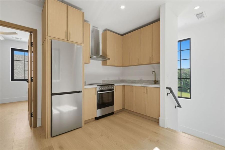 Furnished interior view inside a new home in , Canton (Image 56).
