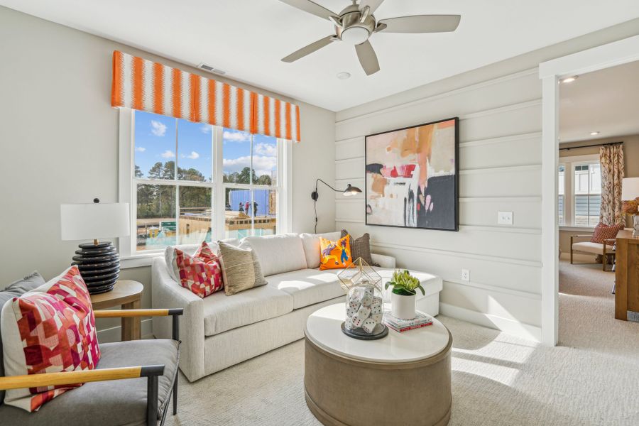 Furnished interior view inside a new home in Holding Village, Wake Forest (Image 14).