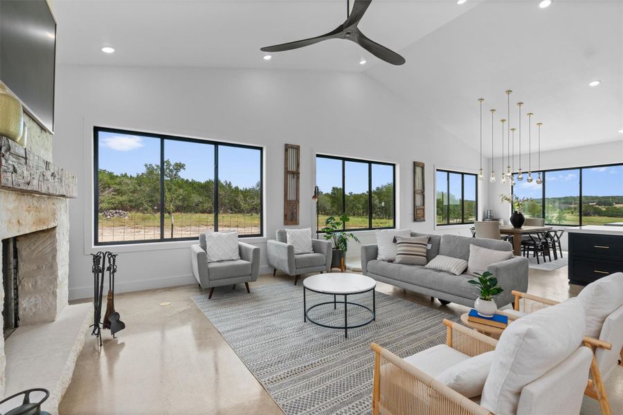 Furnished interior view inside a new home in , Burnet (Image 10). Furnished interior view inside a new home in , Burnet (Image 10).