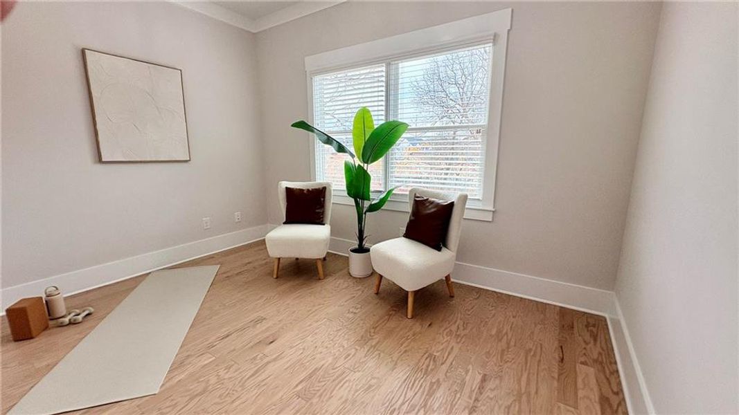 Furnished interior view inside a new home in , Atlanta (Image 38).
