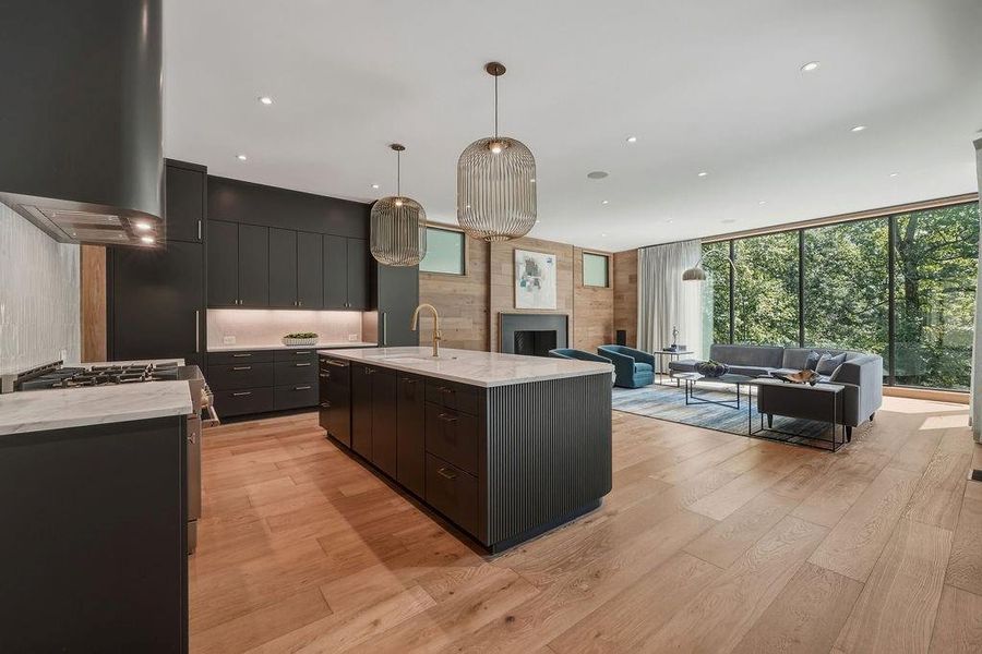 Furnished interior view inside a new home in , Atlanta (Image 21).