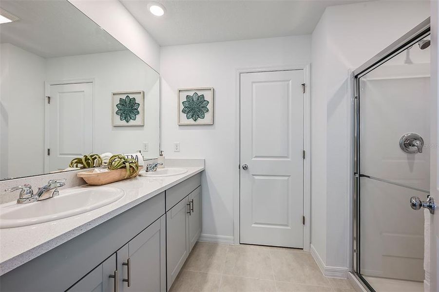 Furnished interior view inside a new home in Waterstone, Groveland (Image 37).
