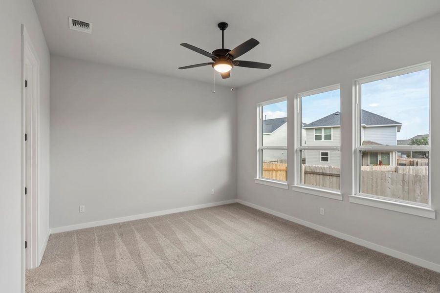 Spacious, unfurnished interior of a new home in Lariat, Liberty Hill (Image 26). Spacious, unfurnished interior of a new home in Lariat, Liberty Hill (Image 26).