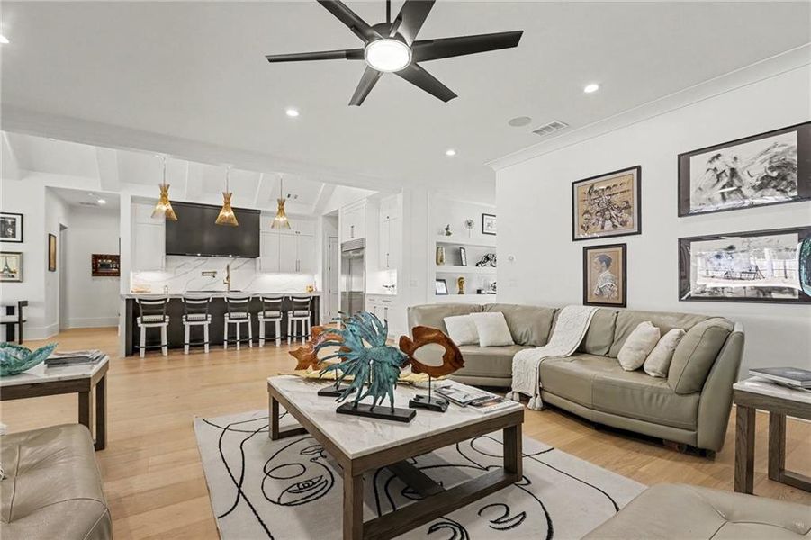 Furnished interior view inside a new home in , Alpharetta (Image 19).