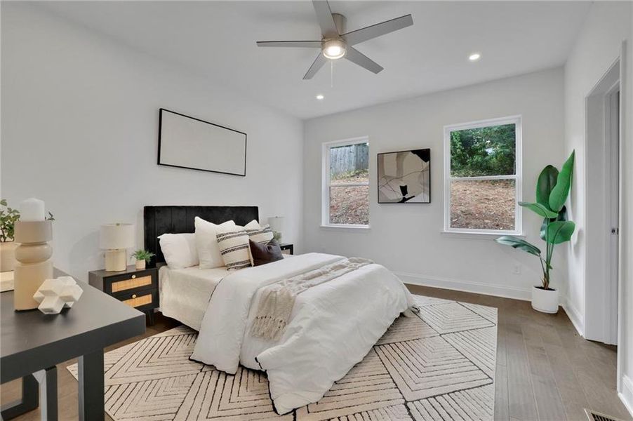 Furnished interior view inside a new home in , Buford (Image 7). Furnished interior view inside a new home in , Buford (Image 7).
