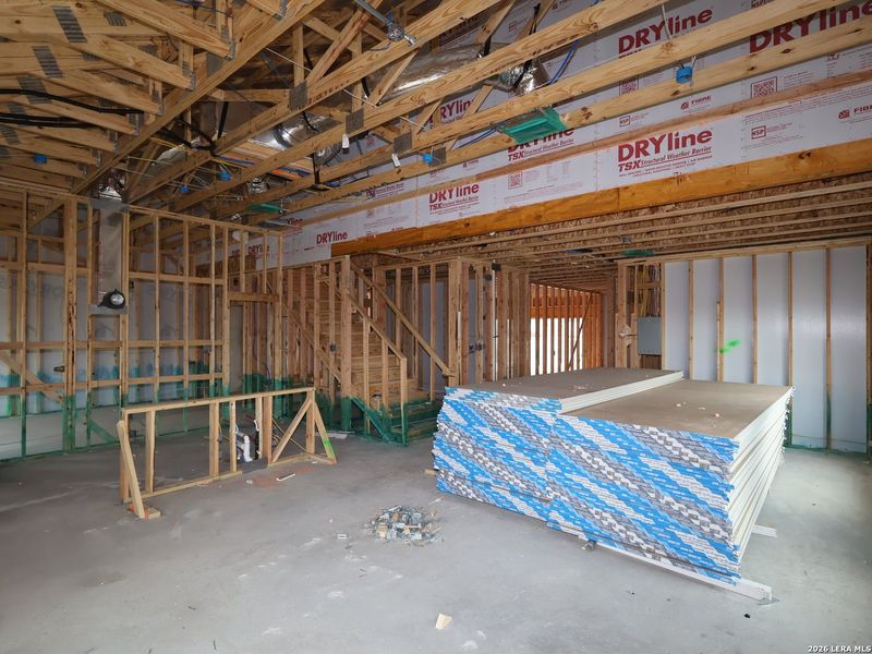 In-progress construction of a new home in Paloma Park, Converse, TX (Image 26).