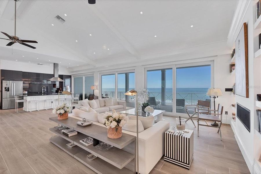 Furnished interior view inside a new home in , Placida (Image 37).