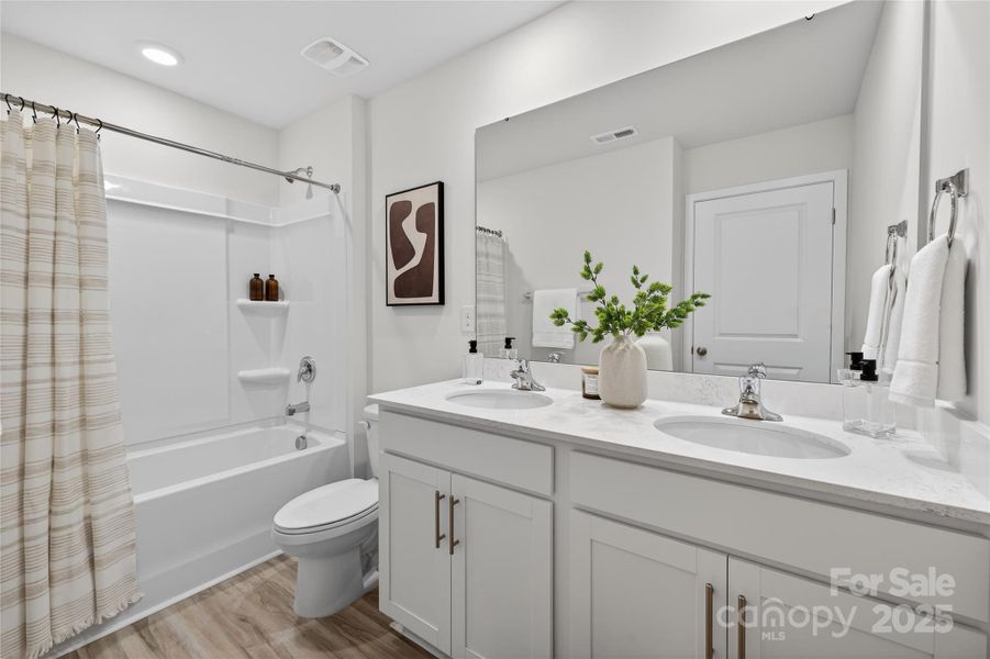 Furnished interior view inside a new home in Lakeshore at Windstone, Mooresville (Image 27).