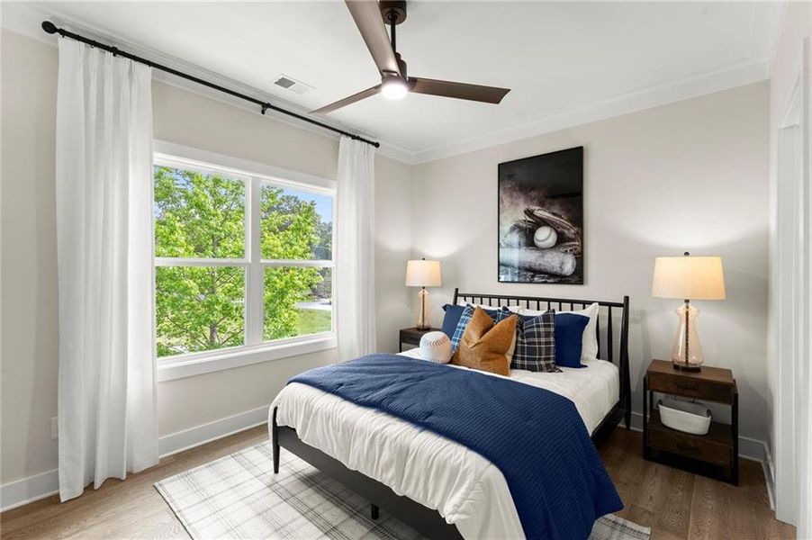 Furnished interior view inside a new home in Hillgrove Preserve, Powder Springs (Image 9).