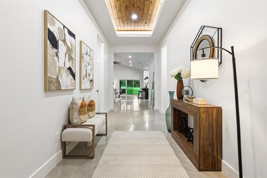 Furnished interior view inside a new home in , Denison (Image 6).