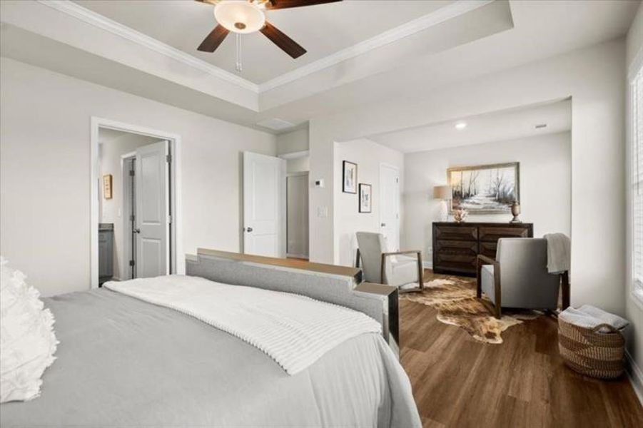 Furnished interior view inside a new home in , Dacula (Image 11).