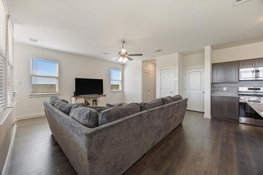 Furnished interior view inside a new home in , Forney (Image 7). Furnished interior view inside a new home in , Forney (Image 7).