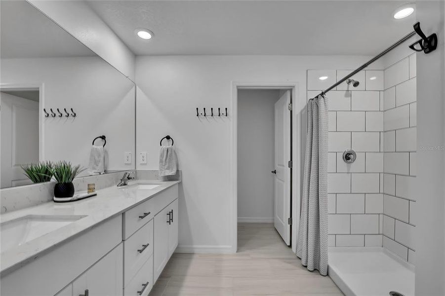 Furnished interior view inside a new home in Angeline: The Estates, Land O' Lakes (Image 18).