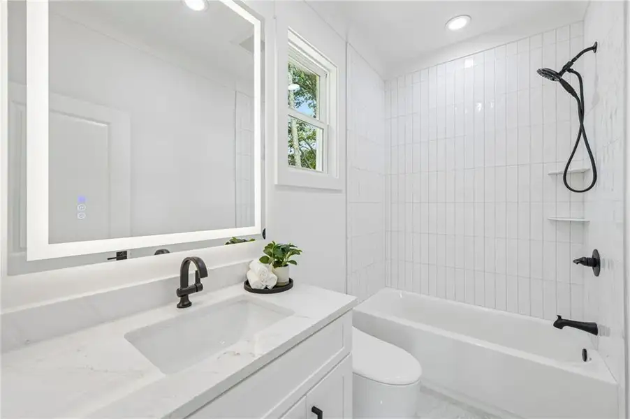 Furnished interior view inside a new home in , Hoschton (Image 21).