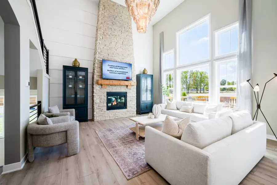 Representative furnished interior of a home built from the Grandin by Fischer Homes in The Dunes at Sandbar, Santa Rosa Beach (Image 10).