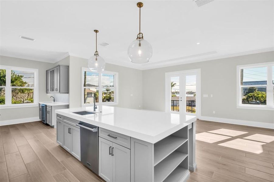 Furnished interior view inside a new home in , St. Petersburg (Image 13).