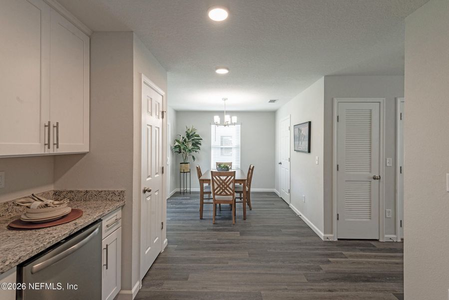 Furnished interior view inside a new home in , Jacksonville (Image 8).