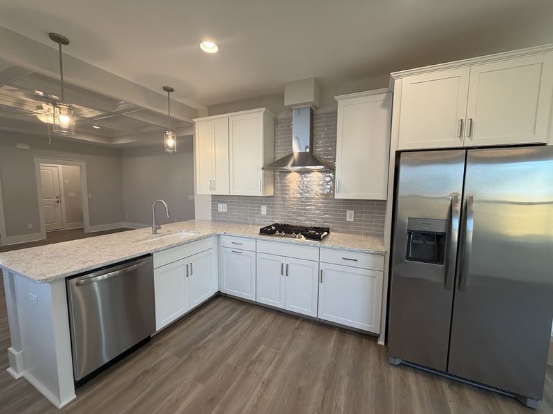 Furnished interior view inside a new home in Songbird, Hampstead (Image 9).
