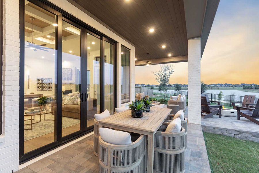 Representative Patio - some options shown