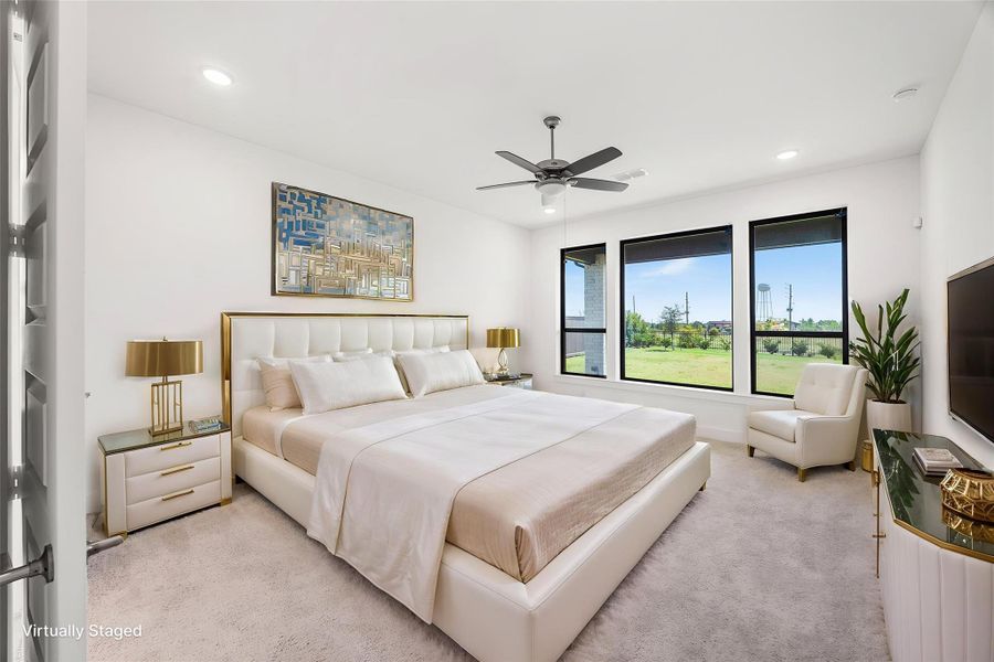 Furnished interior view inside a new home in Harvest Green, Richmond (Image 3).