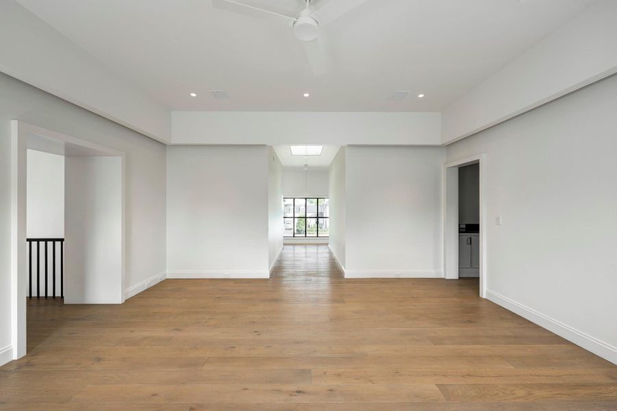 View from the gameroom towards the front of the home.