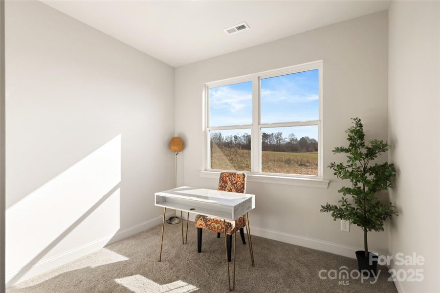 Furnished interior view inside a new home in , Olin (Image 11).