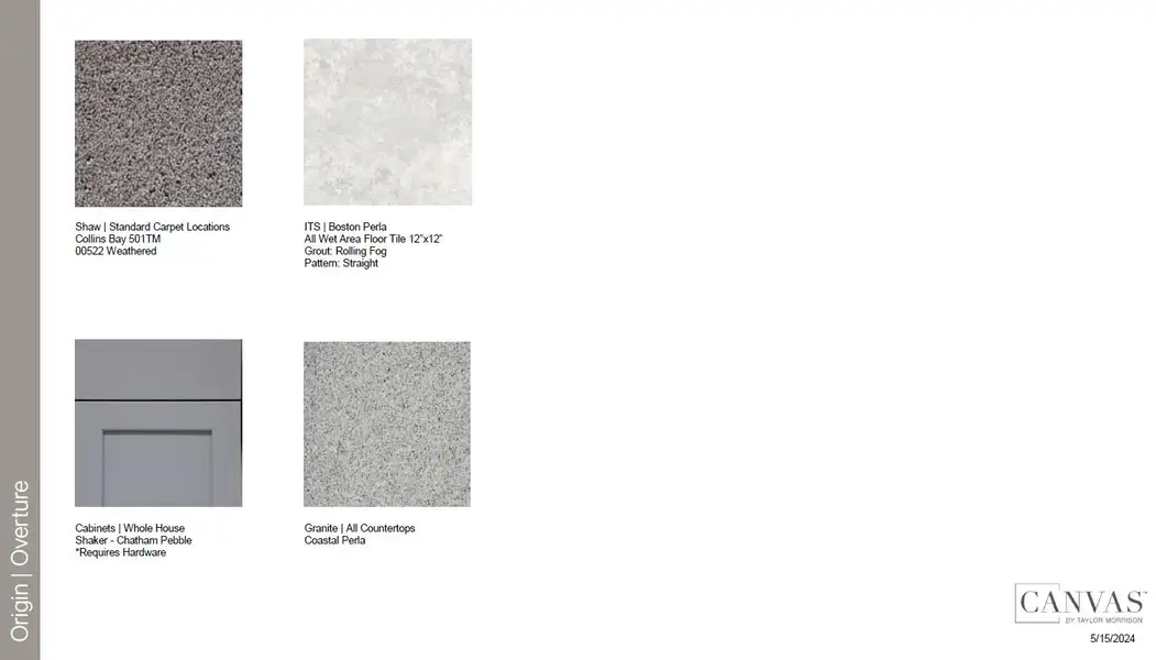 Sample of building materials used in homes in Sabal Terrace, Jacksonville (Image 30).