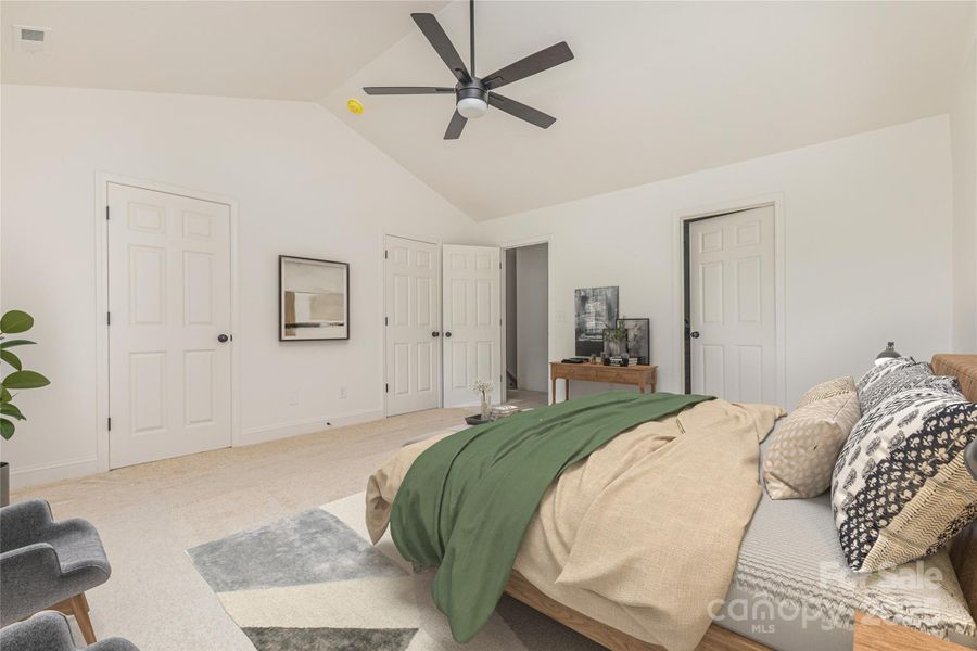 Furnished interior view inside a new home in , Hickory (Image 14).