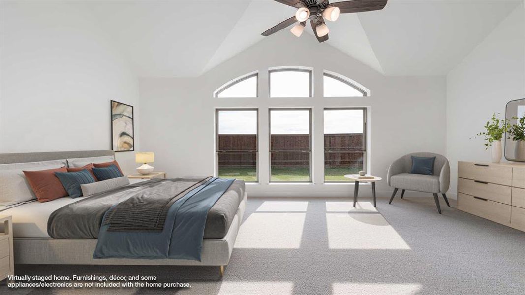 Furnished interior view inside a new home in Myrtle Creek 71', Waxahachie (Image 11).