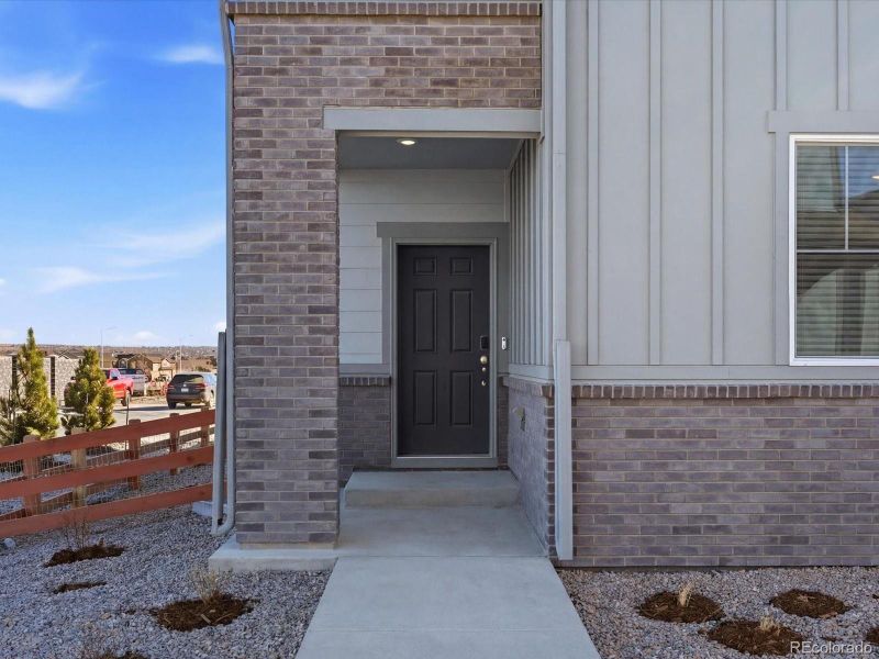 Exterior details and patio area of a home in , Thornton (Image 3).