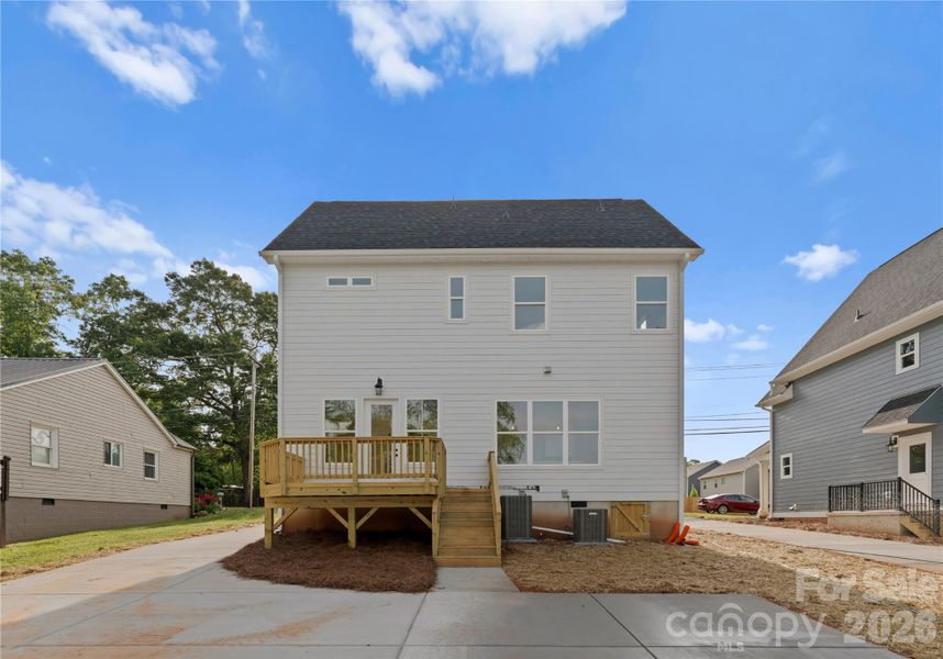 Exterior details and patio area of a home in , Belmont (Image 31).