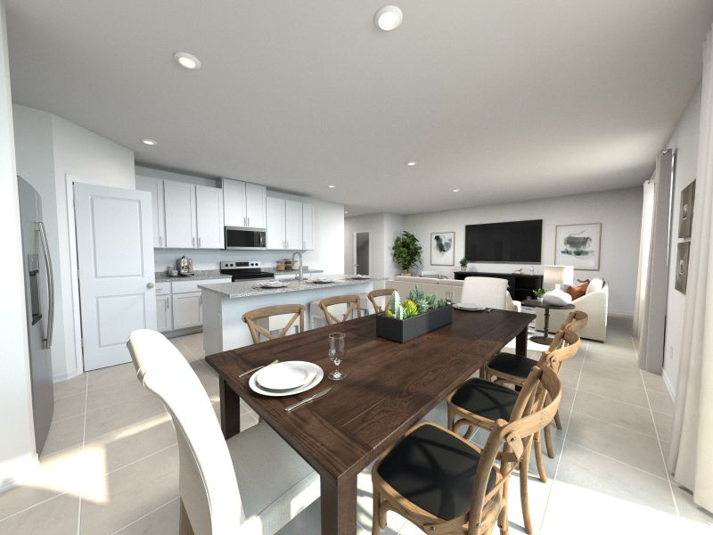 Furnished interior view inside a new home in Coasterra - Premier Series, Palmetto (Image 5).