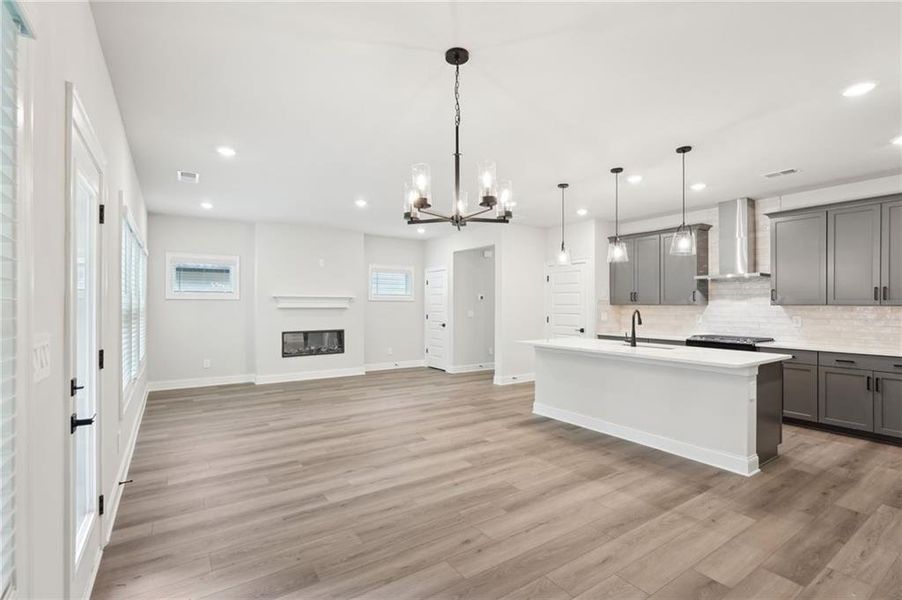 Furnished interior view inside a new home in Hemingway - Reserve Series, Cumming (Image 6).