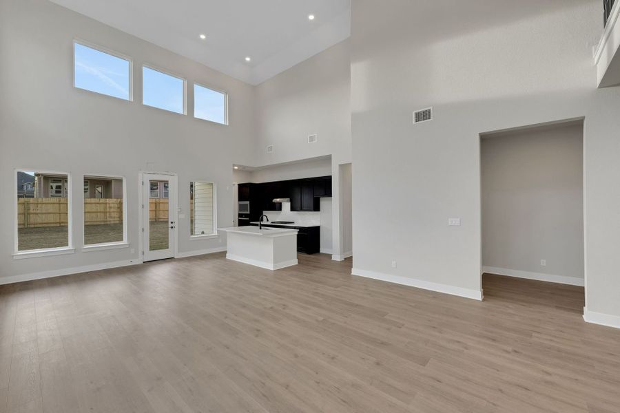 Representative unfurnished interior of a home built from the Lincoln by GFO Home in Santa Rita Ranch, Liberty Hill (Image 44). Representative unfurnished interior of a home built from the Lincoln by GFO Home in Santa Rita Ranch, Liberty Hill (Image 44).
