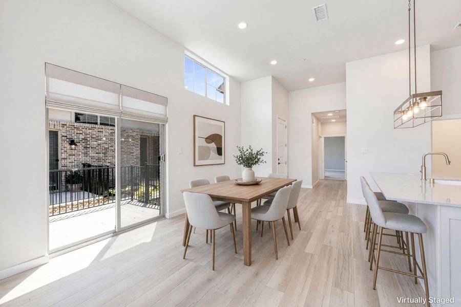 Furnished interior view inside a new home in Woodbridge Villas, Wylie (Image 8).