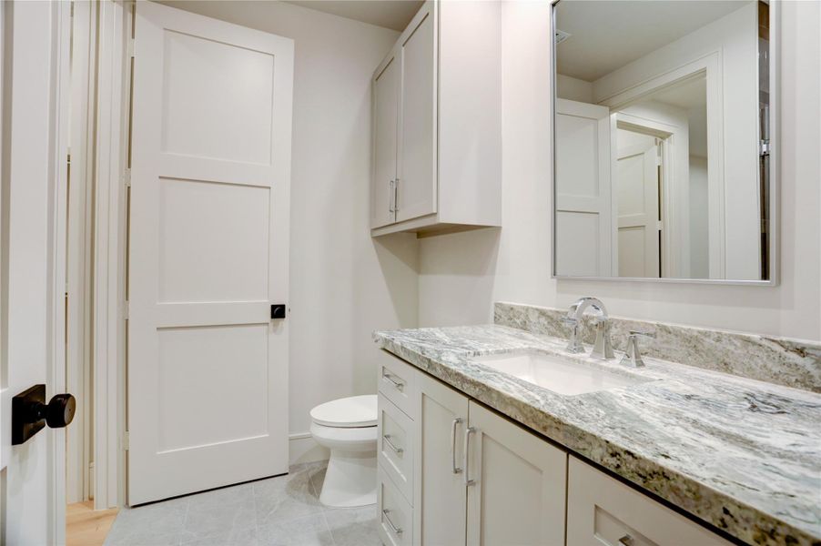 Furnished interior view inside a new home in , Houston (Image 35).