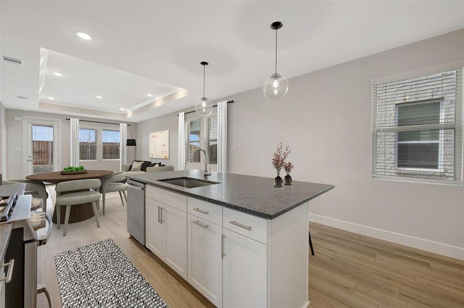 Furnished interior view inside a new home in Heritage Ranch, Sherman (Image 14).