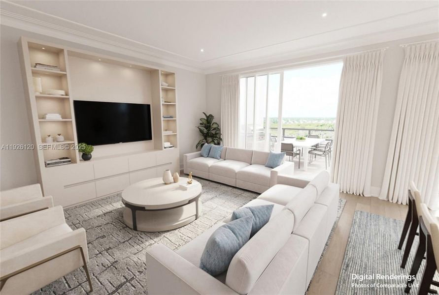 Furnished interior view inside a new home in , Juno Beach (Image 17). Furnished interior view inside a new home in , Juno Beach (Image 17).