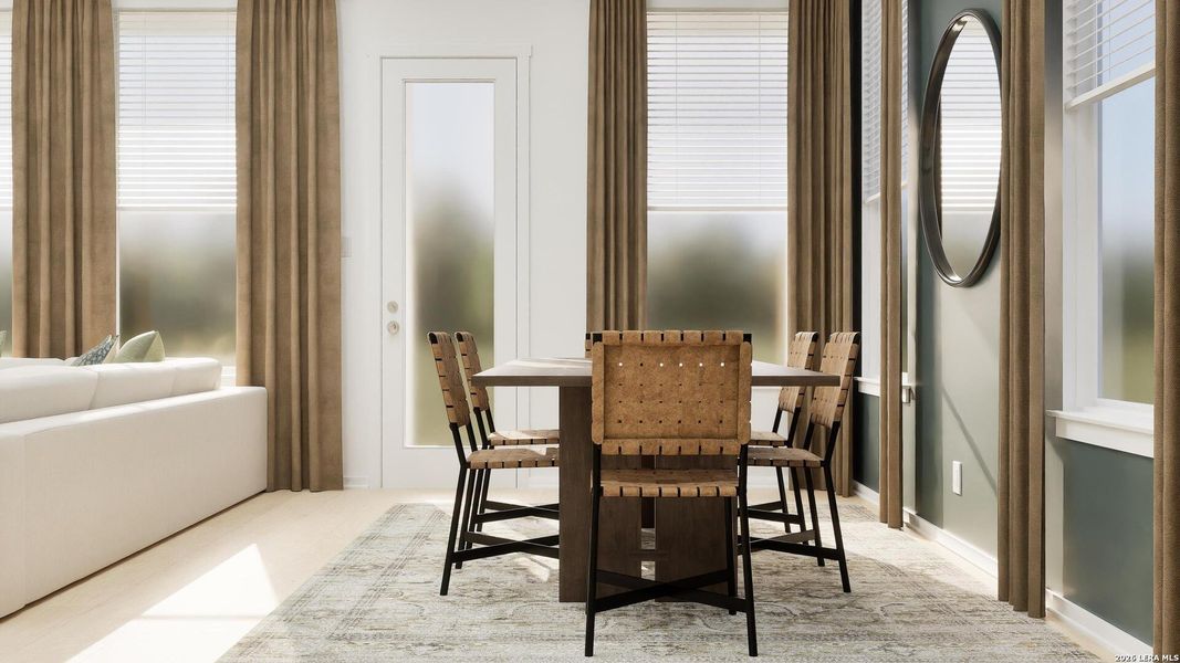 Furnished interior view inside a new home in Gatehouse, New Braunfels (Image 27).