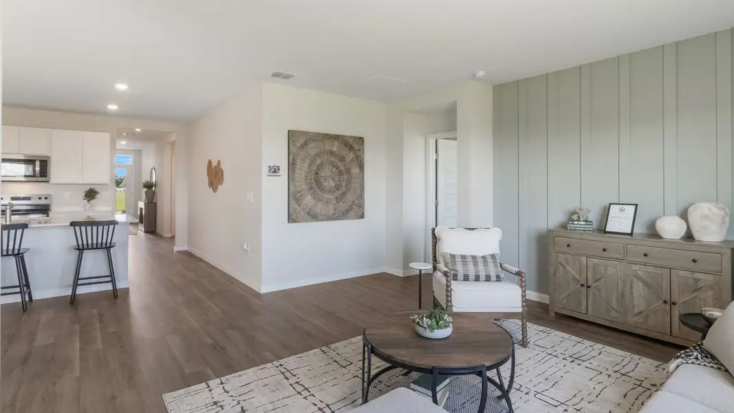 Representative furnished interior of a home built from the CALI by D.R. Horton in Fox Branch, Lakeland (Image 7).