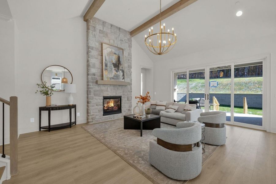 Furnished interior view inside a new home in Annecy, Nolensville (Image 13).