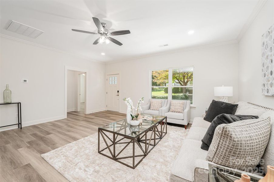 Furnished interior view inside a new home in , Kannapolis (Image 9). Furnished interior view inside a new home in , Kannapolis (Image 9).