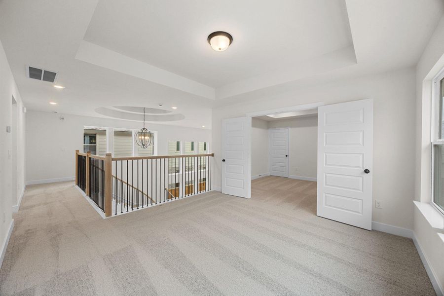 Spacious, unfurnished interior of a new home in Parmer Ranch - 40', Georgetown (Image 16). Spacious, unfurnished interior of a new home in Parmer Ranch - 40', Georgetown (Image 16).