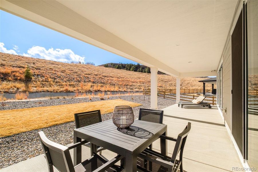 Exterior details and patio area of a home in , Castle Rock (Image 22). Exterior details and patio area of a home in , Castle Rock (Image 22).