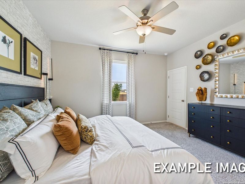 Furnished interior view inside a new home in Agave, San Antonio (Image 21).